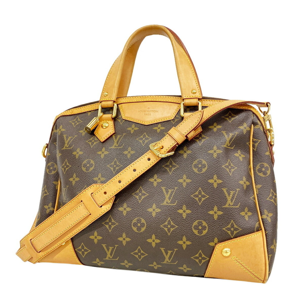 Louis Vuitton Monogram Retiro PM Handbag M40325 Brown 2-way bag for women